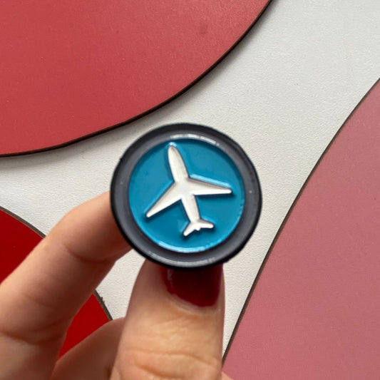 Pin avion circular