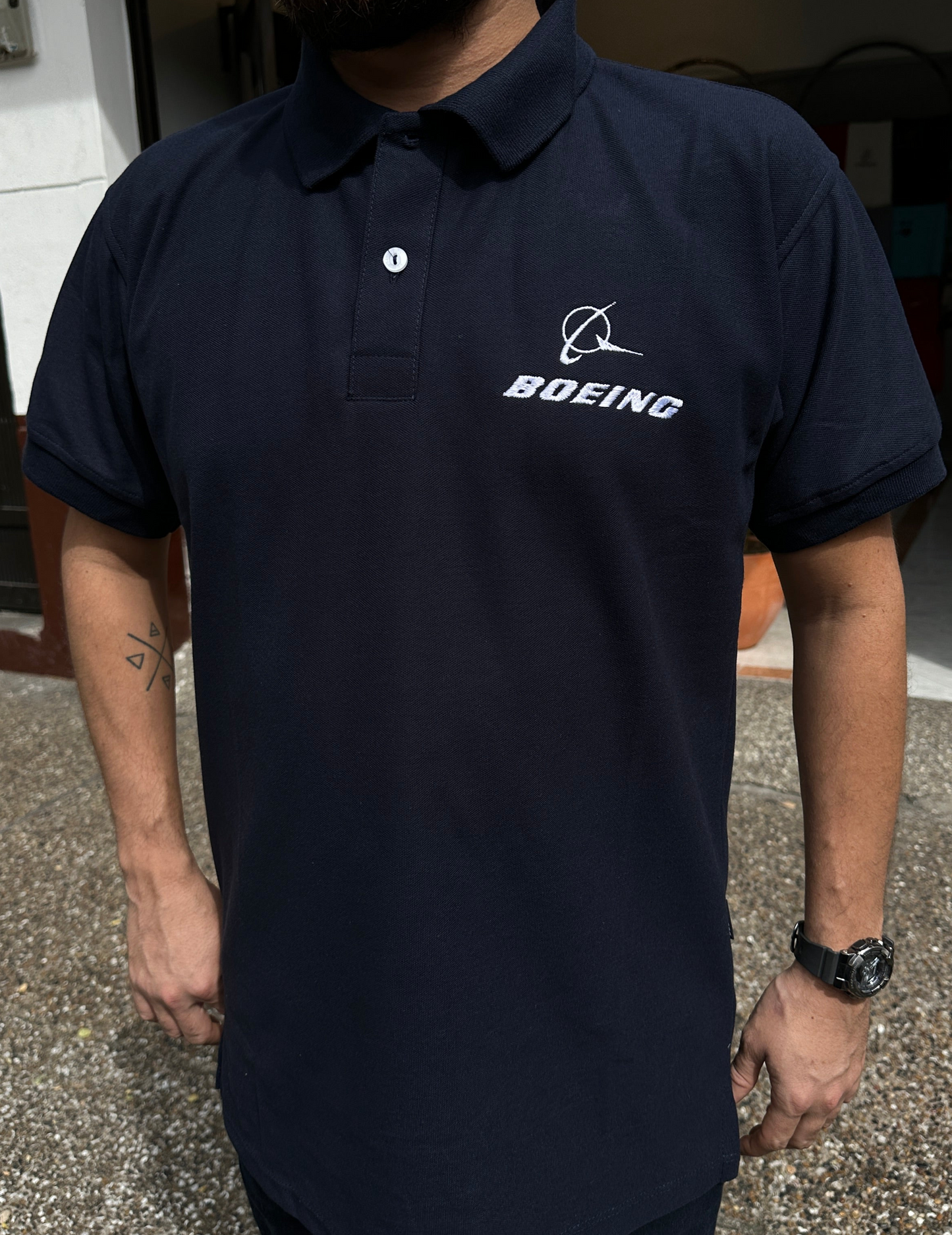 Camisa tipo Polo Logo BOEING