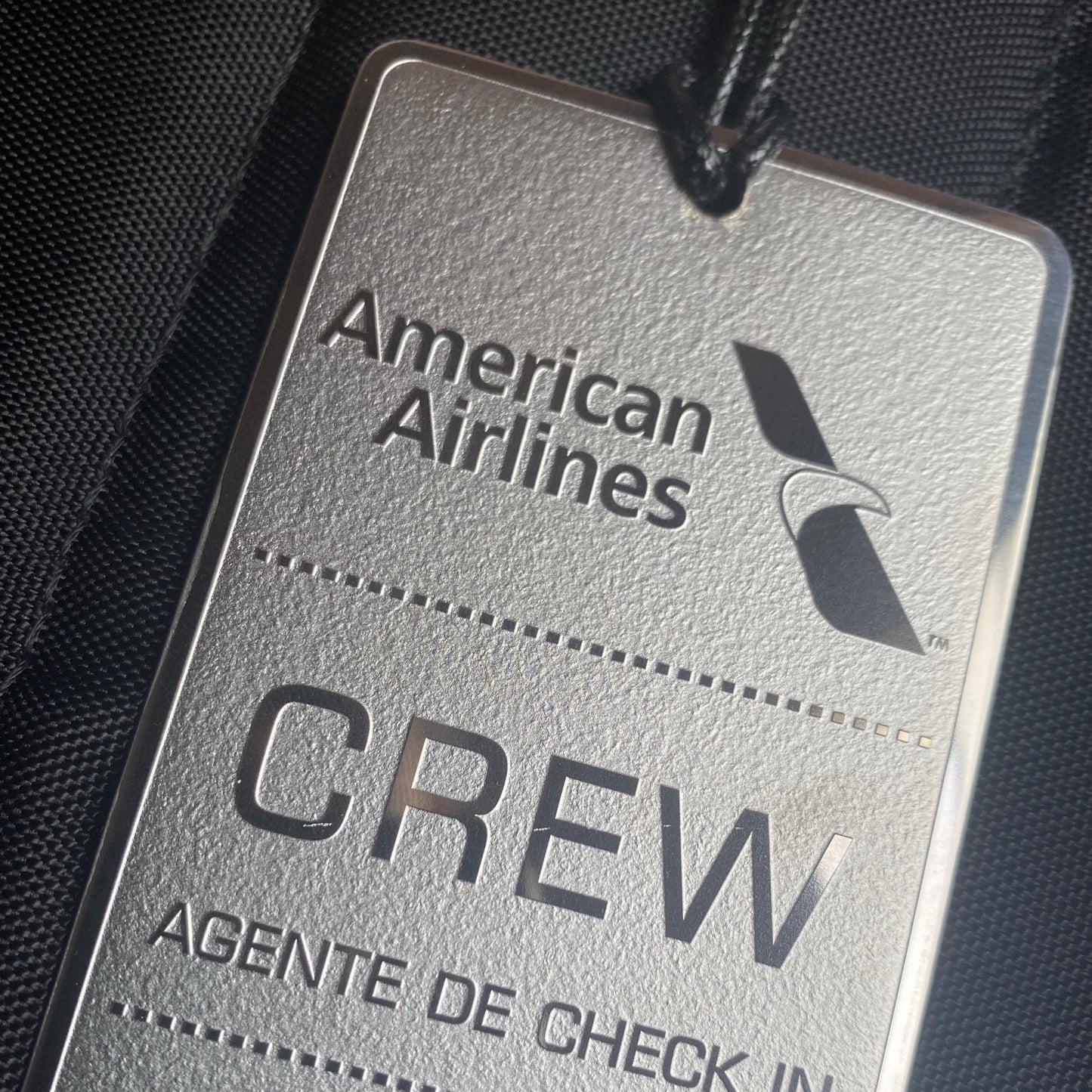 Crew tag American Airlines A320