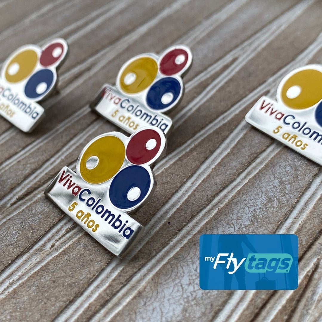 Pin Viva Colombia Retro