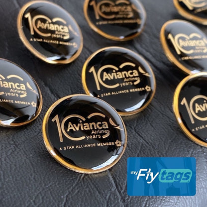 Pin 100 años avianca