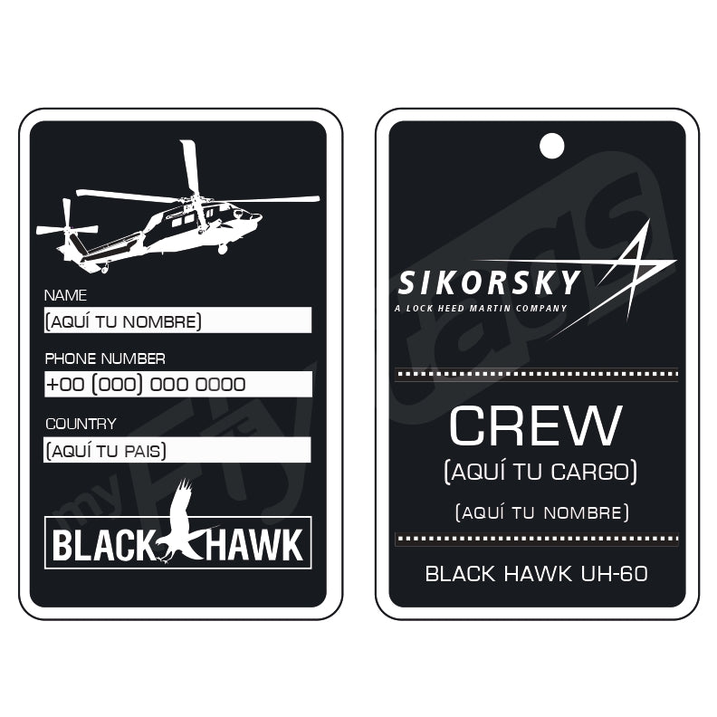 Crew Tag Black Hawk