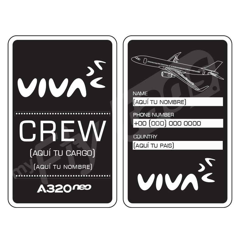 Crew tag Viva Air