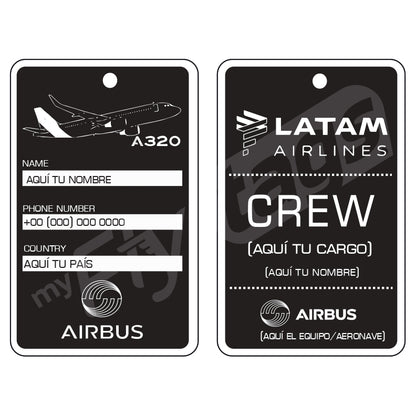 Crew tag Latam A320