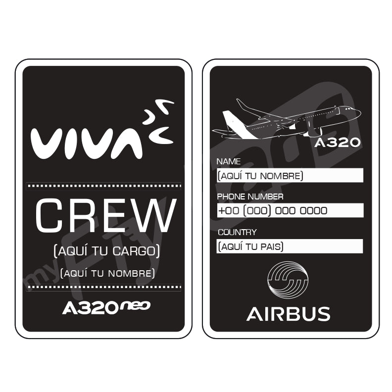 Crew tag Viva Air