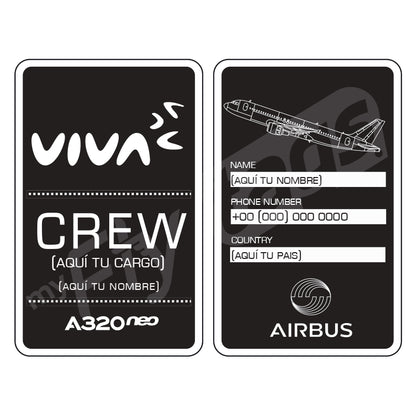 Crew tag Viva Air