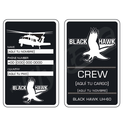 Crew Tag Black Hawk