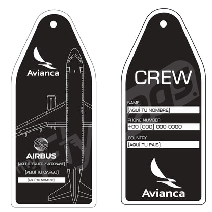 Crew Tag Avianca A330