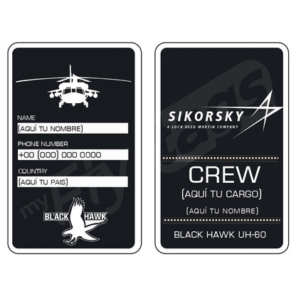 Crew Tag Black Hawk