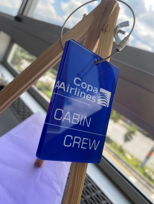 Crew tag Acrílico CABIN CREW Copa