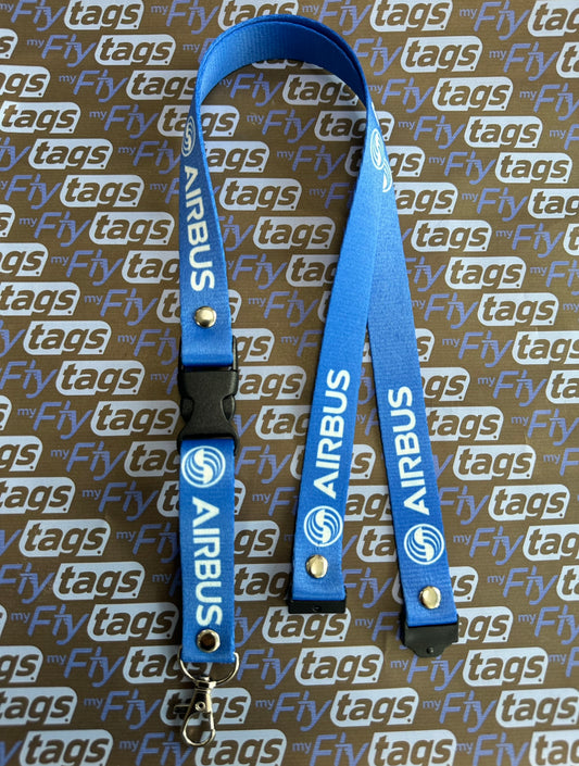 LANYARD AIRBUS BLUE