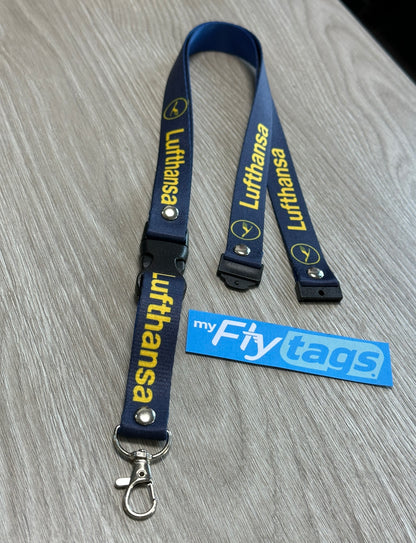 Lanyard Lufthansa blue