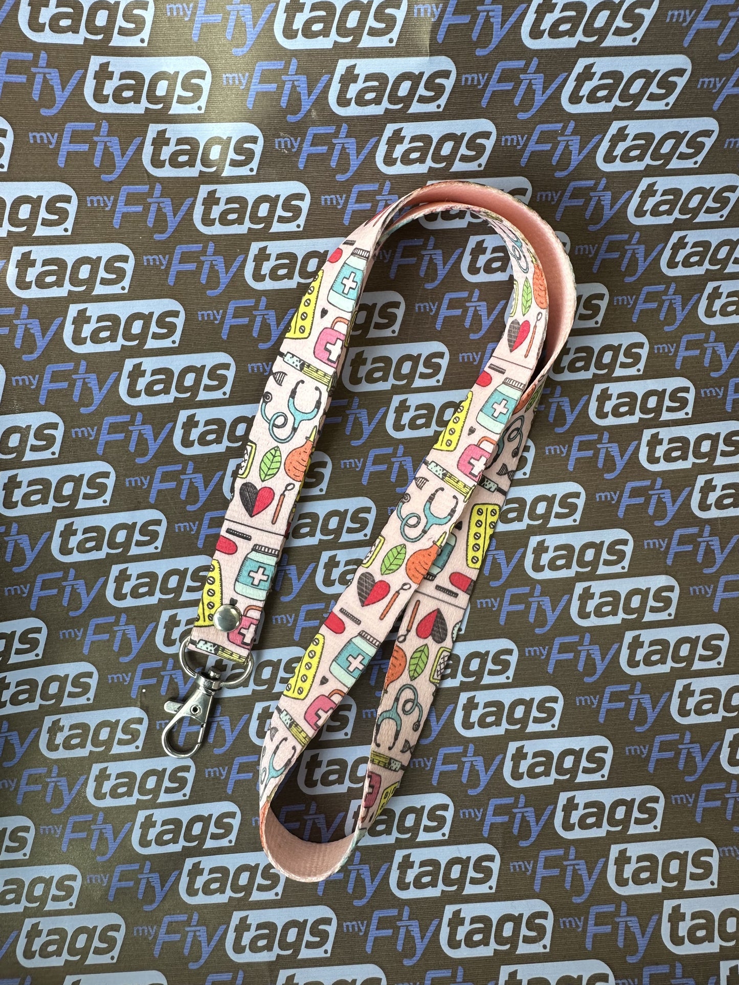 lanyard medicine pink