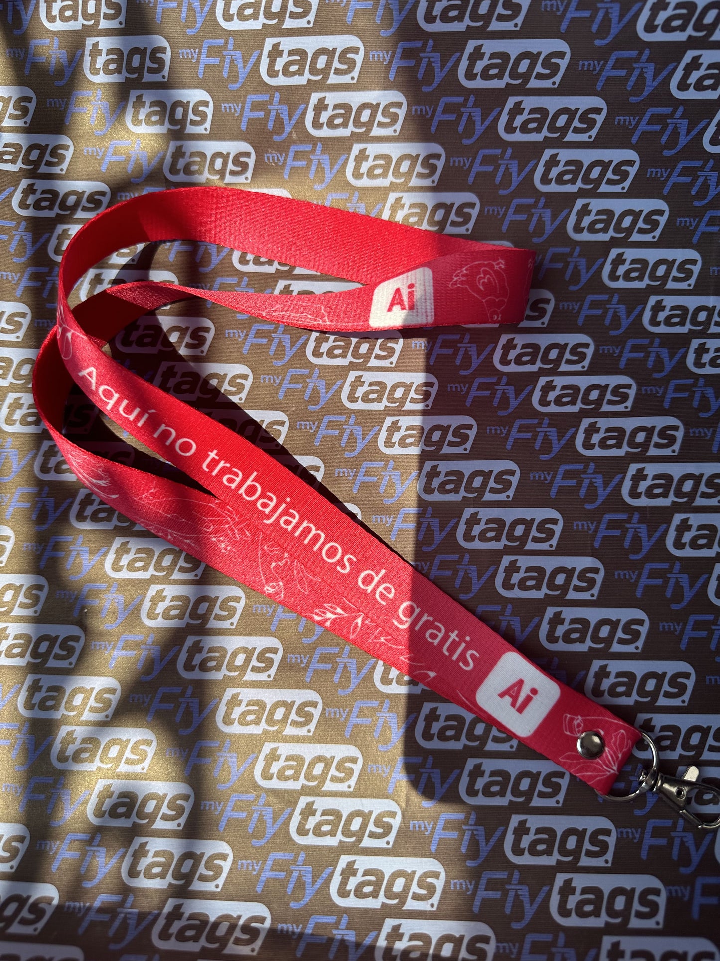 Lanyard AI fucsia