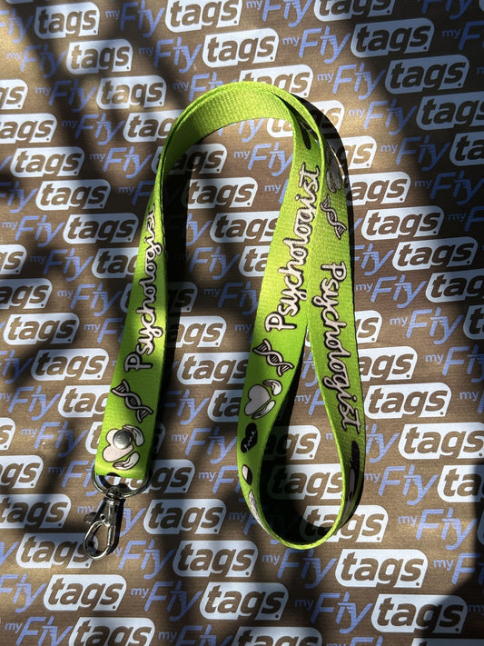 Lanyard Psychologist green