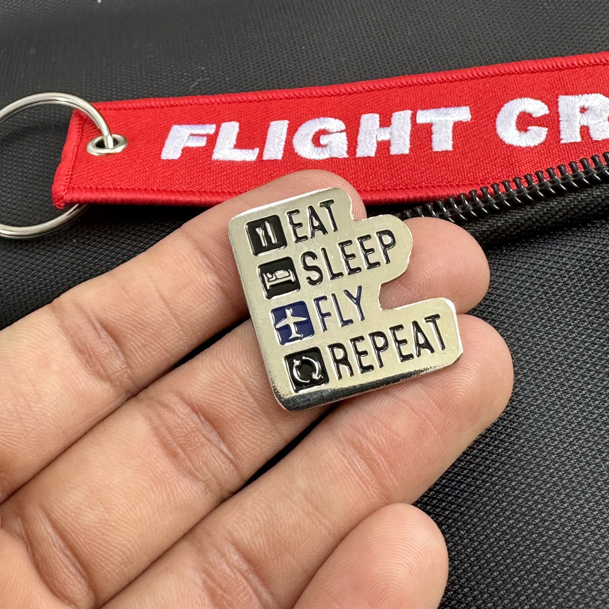 Fly Sleep Repeat Pin Eat, Sleep, Fly, Repeat – My fly tags