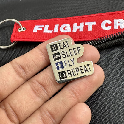 Pin Eat, Sleep, Fly, Repeat