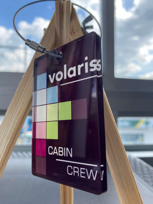 Crew tag Acrílico CABIN CREW Volaris